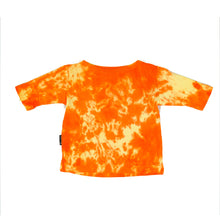 Load image into Gallery viewer, Tie Dye Orange Mid Sleeve Tee