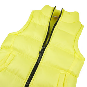 Vibrant Yellow Puffer Vest