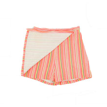 Load image into Gallery viewer, Peach Glow Stripped Skort
