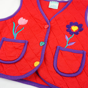 Vintage Colorful Patchwork Vest