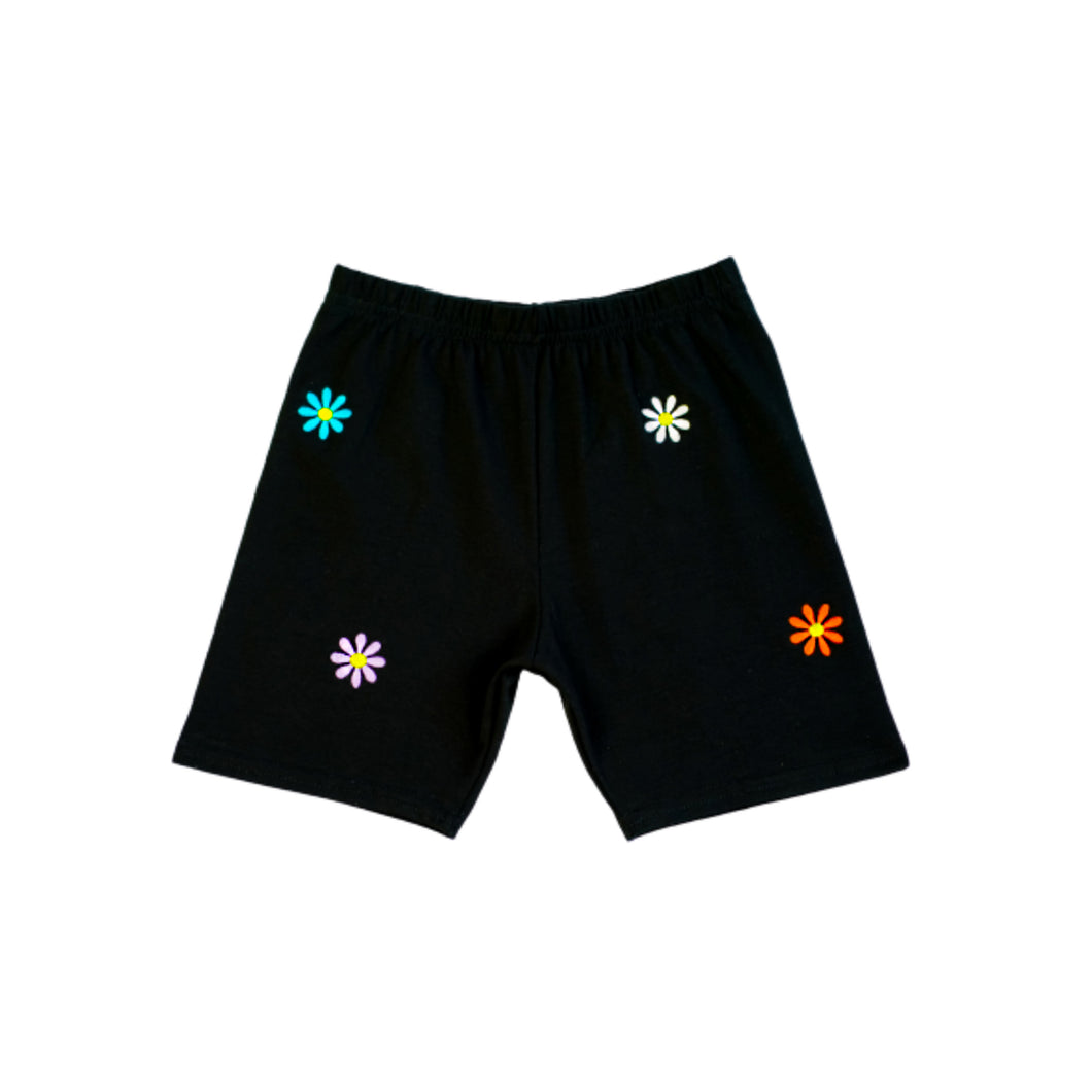 Floral Biker Shorts - Kids